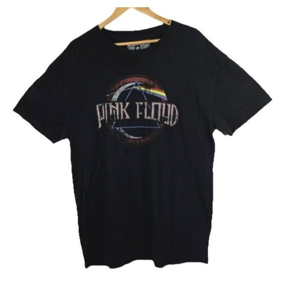 Converse Pink Floyd Dark Side Of The Moon 2013 Black Band T-Shirt Men's Size XL - Picture 5 of 5